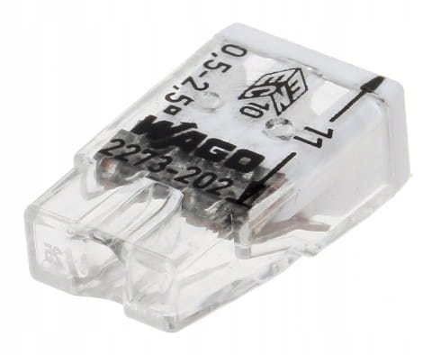 Wago szybkozłączka na drut 2x2,5 2273-202 100 szt